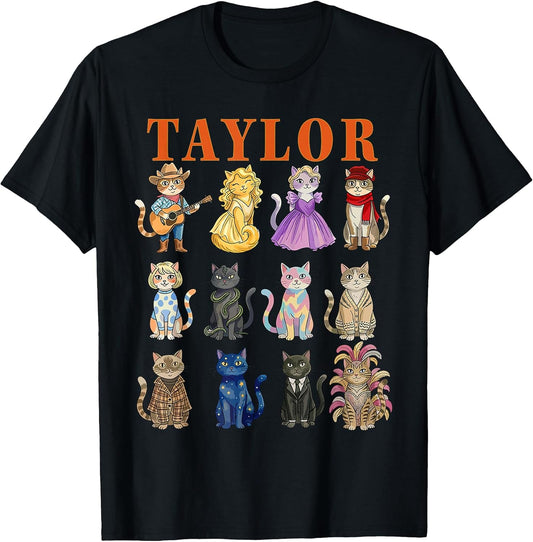Taylor Groovy Name Cat 80's Vintage Birthday Girls