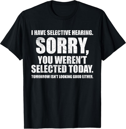 Unisex-Adult Humorous T-Shirt, Black, Small, Short Sleeve
