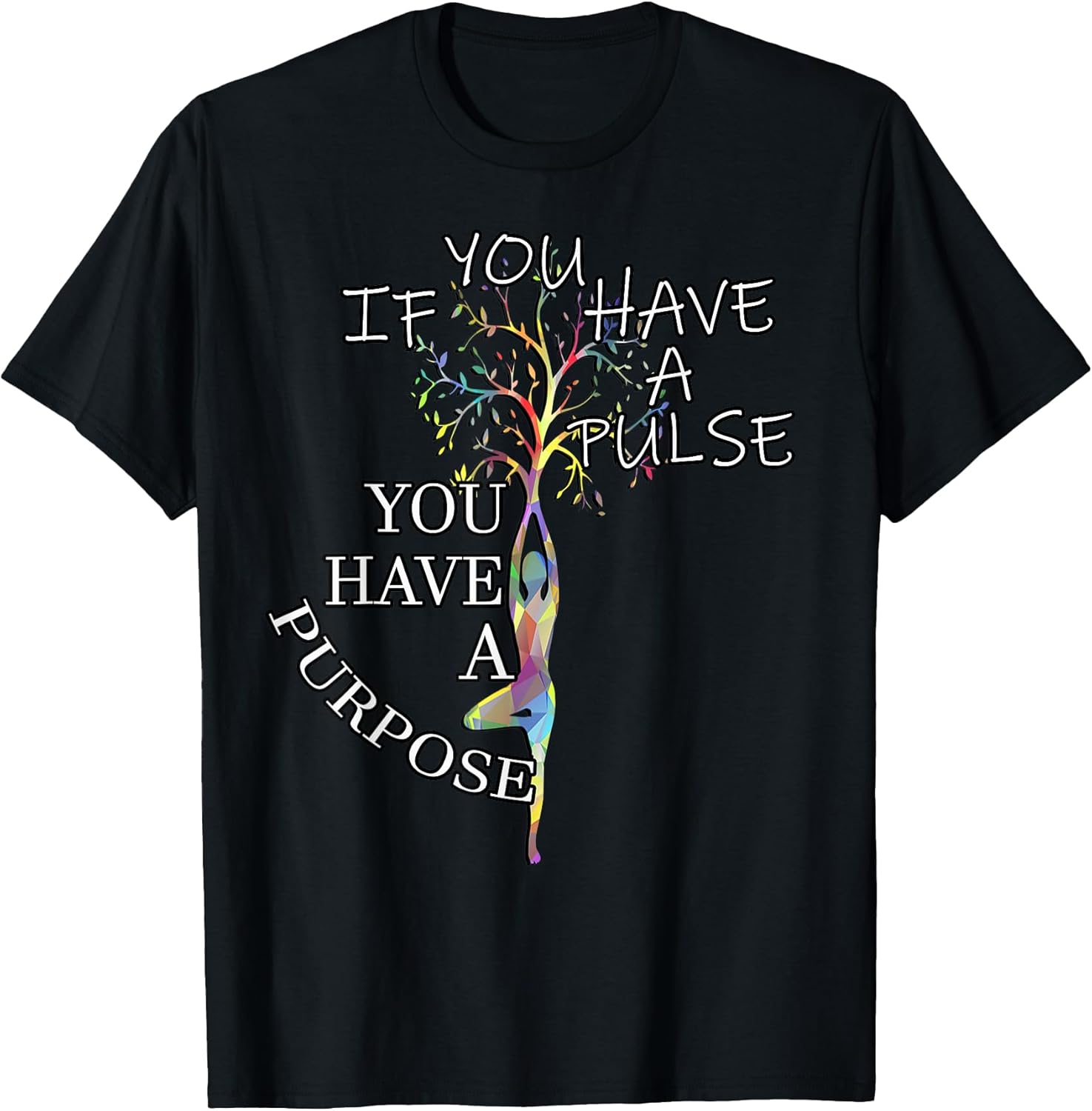 Inspirational Quotes Graphic Motivational Yoga Gift T-Shirt Small