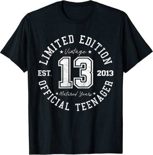 Official Teenager 13th Birthday 13 Years Old 2013 T-Shirt
