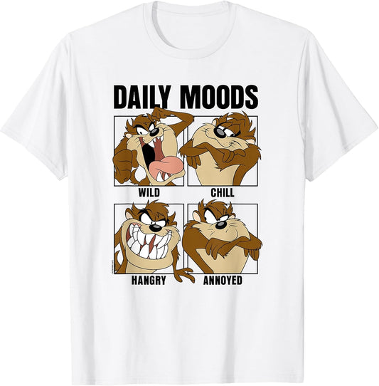 Tazmanian Devil Daily Moods Panels T-Shirt Small