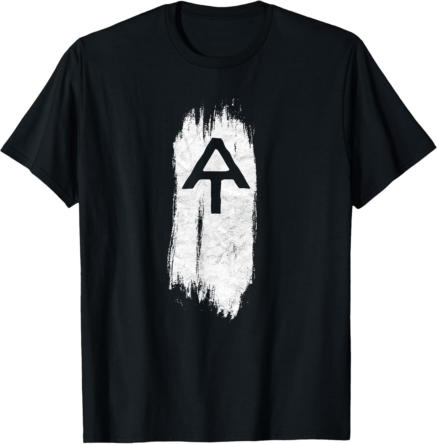 White Blaze Appalachian Trail at Minimalist Hiking Retro T-Shirt