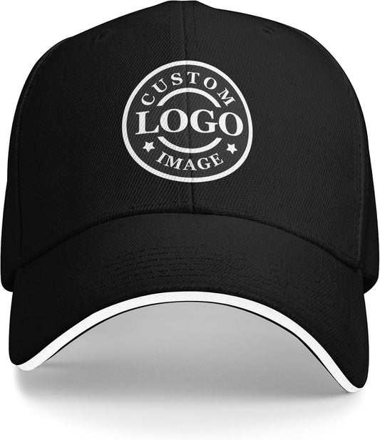 Custom Hat for Men Women,Bulk Customized Baseball Cap Design Your Own Add Your Logo Photo Text