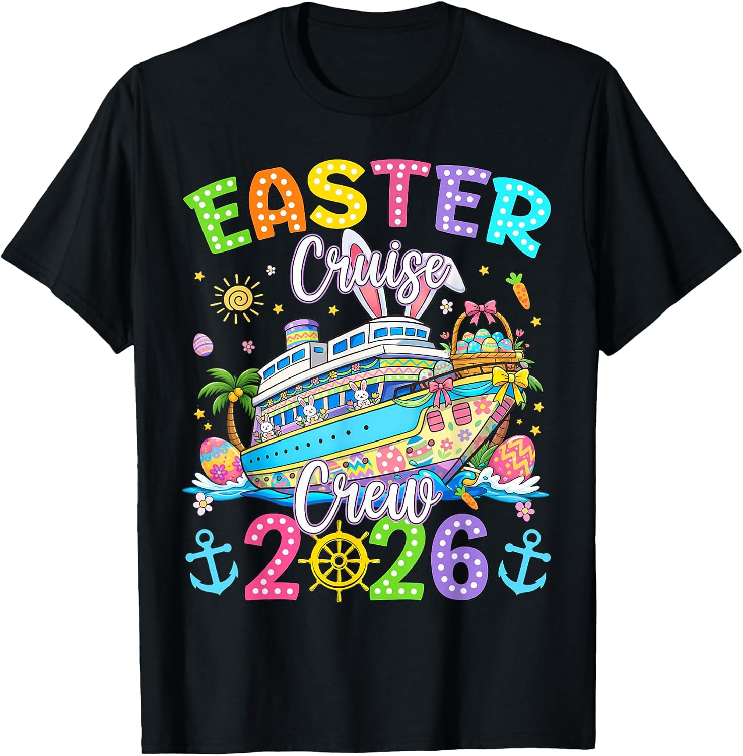 Easter Cruise Crew 2026 Matching Family Vacation Men Women T-Shirt
