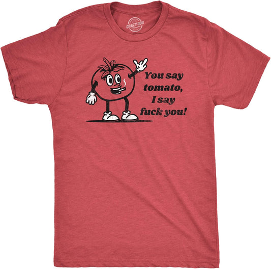 Funny T Shirts for Men Food Joke Tees for Guys with Funny Sayings Sarcastic Graphic T Shirts