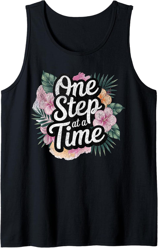 Tropical Motivational Inspirational Quote Positive Message Tank Top