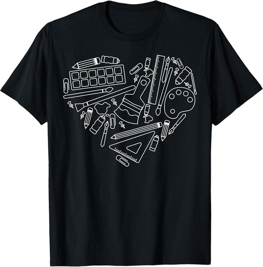 Art Teacher Painting Artist Painter Drawing Student T-Shirt