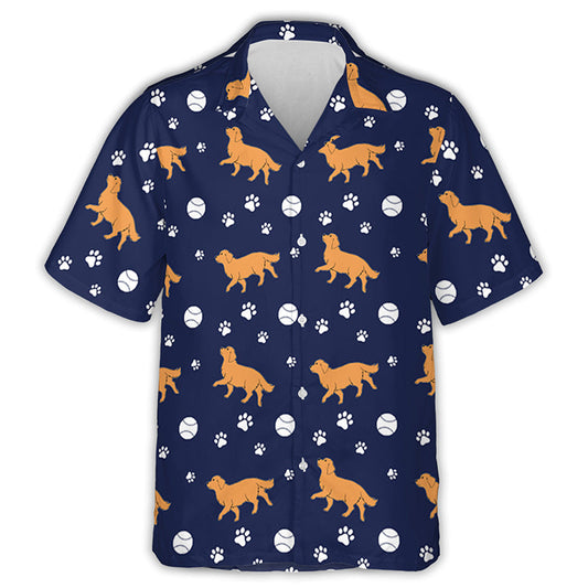 Dog Seamless Pattern - Personalized Custom Hawaiian Shirt