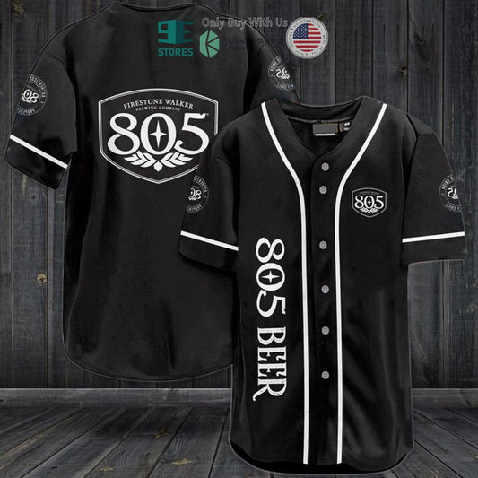 BEST 805 Beer logo black Baseball Jersey