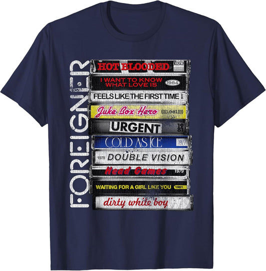 Classic Hit Songs 80s Rock Band T-Shirt