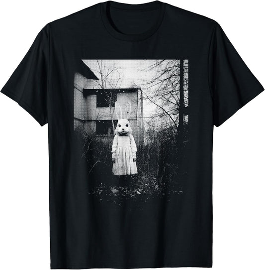 Horror Bunny Rabbit | Dark Creepy Unholy Gothic Halloween T-Shirt