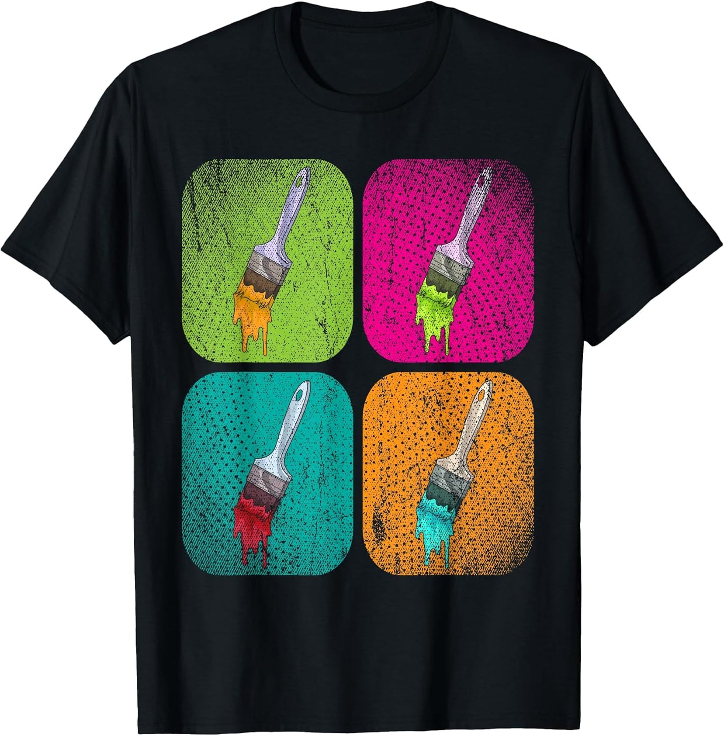 Painting Draftsman Artist Pop Art Brush Art T-Shirt