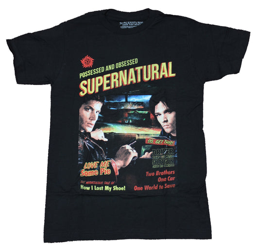 Supernatural Mens T-Shirt - End of The Road Tour Two Sided Full Color
