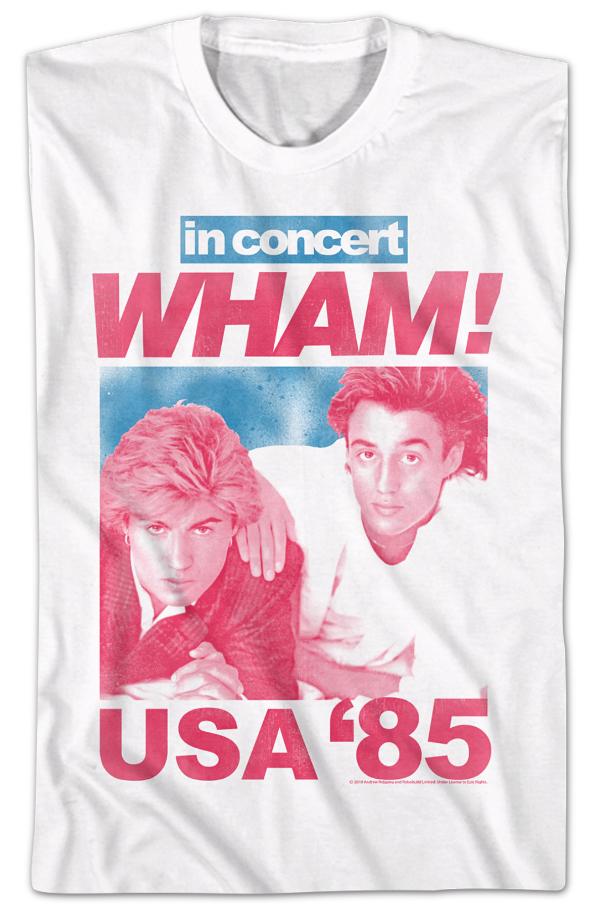 '85 USA Concert Wham T-Shirt