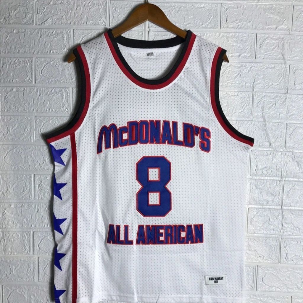 8 bryant mcdonald's jersey white Style 3