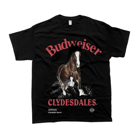 90s Budweiser Horse Florida Vintage T-Shirt - Classic Cotton Tee For Men And Women Graphic Menswear Top