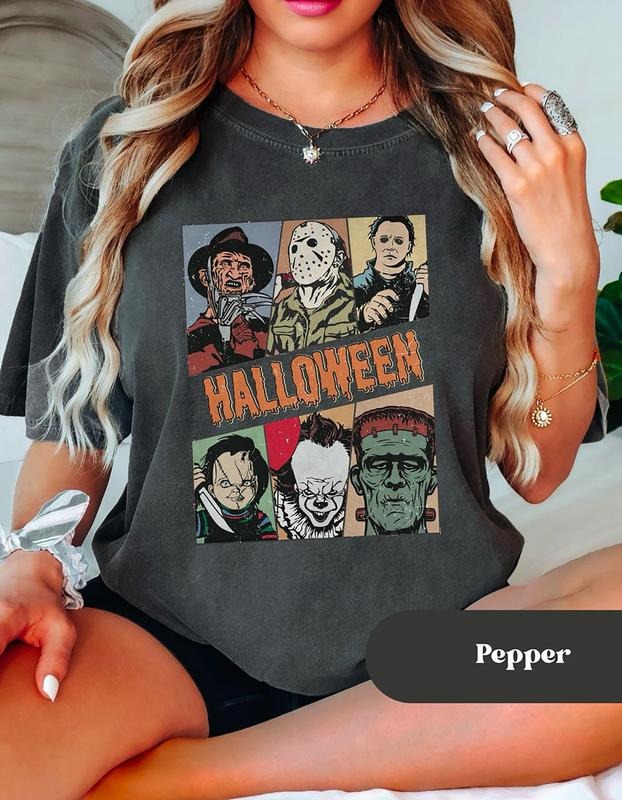 90s Horror Movie Shirt, Retro Halloween Sweatshirt, Ghostface Shirt, Horror Fan Bundel, Spookydoodles Shirt, Halloweentown Tee, 13th Shirt, Crystal Lake Tee, Horror Movie Characters Sweatshirt