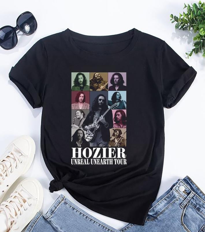 90s Vintage Hozier T-Shirt, Hozier Unreal Unearth Tour 2024 Shirt, Hozier Bootleg Shirt, Hozier Fan Gift, Hozier Tour Merch, Hozier Shirt