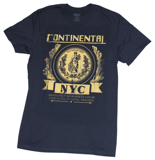 John Wick Mens T-Shirt  - The Continental Hotel Logo Distressed