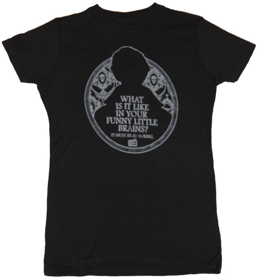 Sherlock (BBC TV Series) Girls Juniors T-Shirt - What Funny Little Brains