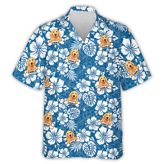 Dog Pattern - Personalized Custom Hawaiian Shirt