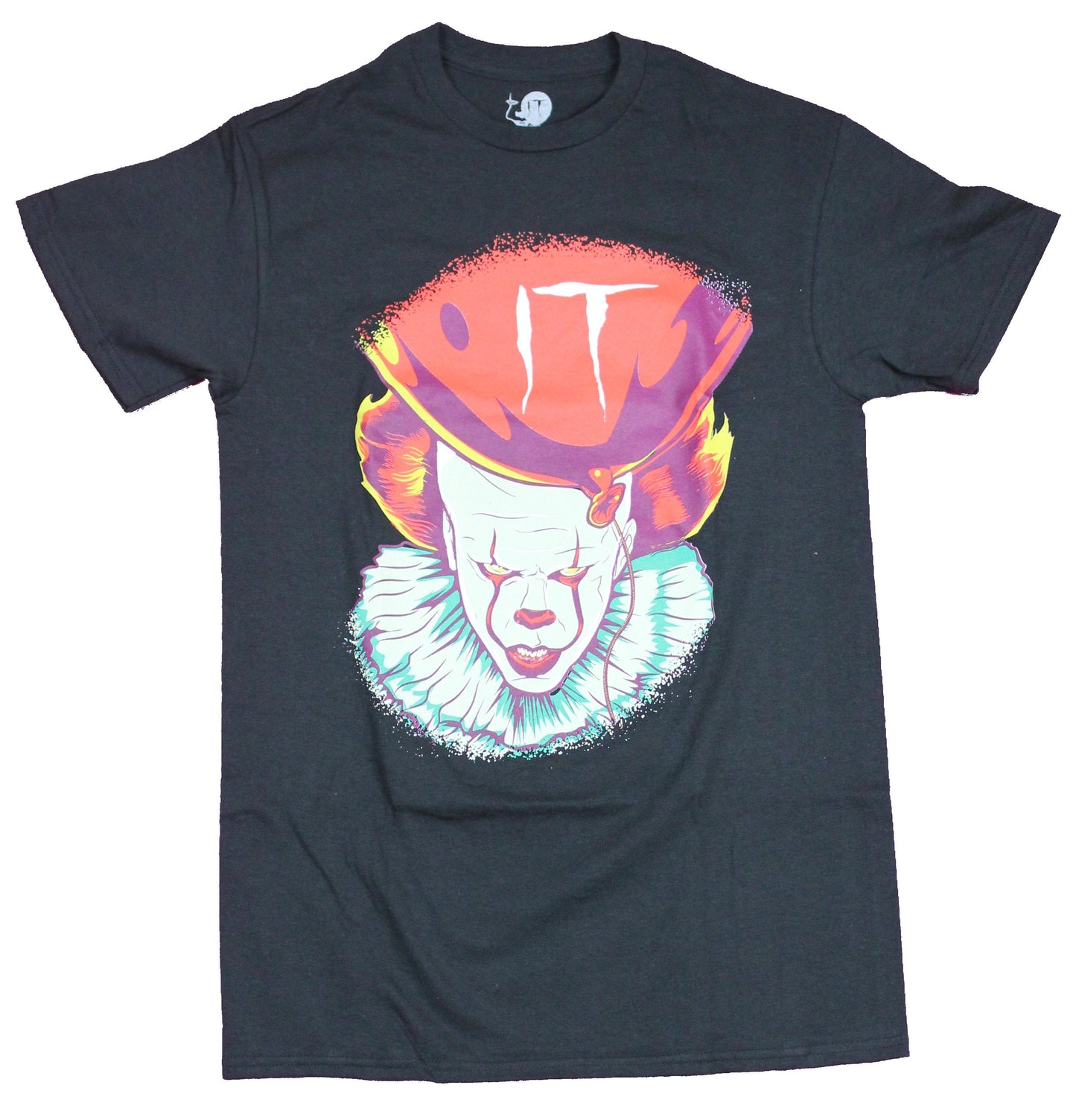 It the Movie Mens T-Shirt - Big Balloon Pennywise Face Image
