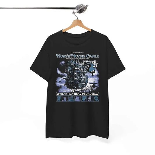A Heart's A Heavy Burden T-shirt  | Sophie Hatter Quote | Miyazaki Shirt | Anime Shirt | Howls Castle Shirt | Animestyle{n002}3