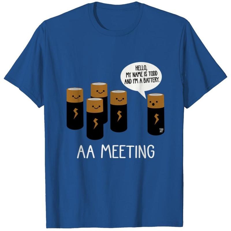 AA MEETING - Funny - T-Shirt  T-shirt, sweater and Hoodie Sweatshirt | InkThreadWorks.com