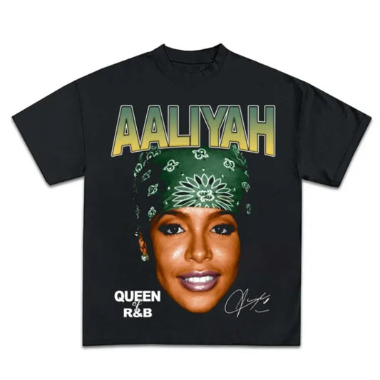 AAliyah RB Shirt Graphic Tee Short Sleeve Streetwear Casual Trend shirt Gift For Fans, Gift For Men, Gift For Women All Size Cotton Menswear