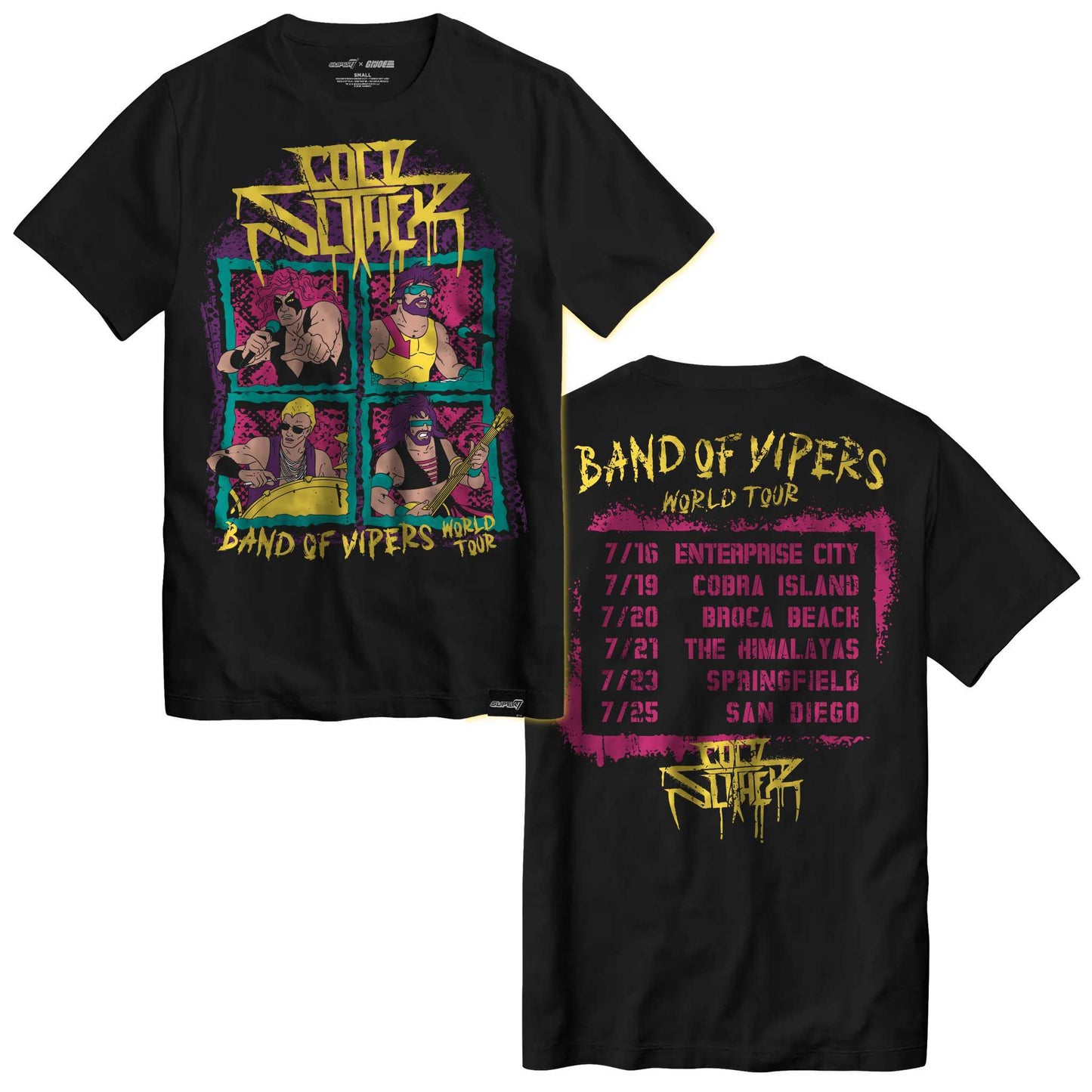 G.I. Joe T-Shirts - Cold Slither Tour Tee