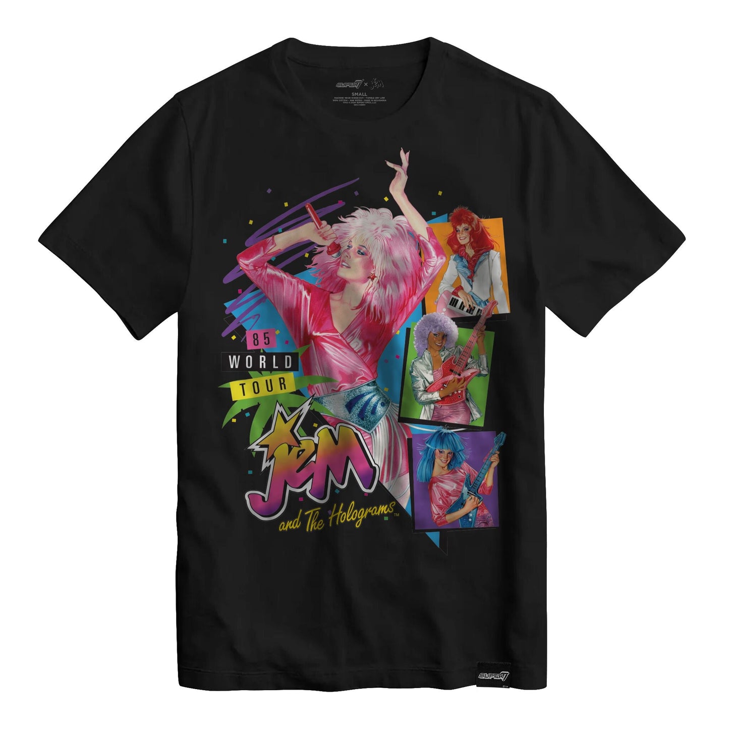 Jem and the Holograms World Tour T-shirt