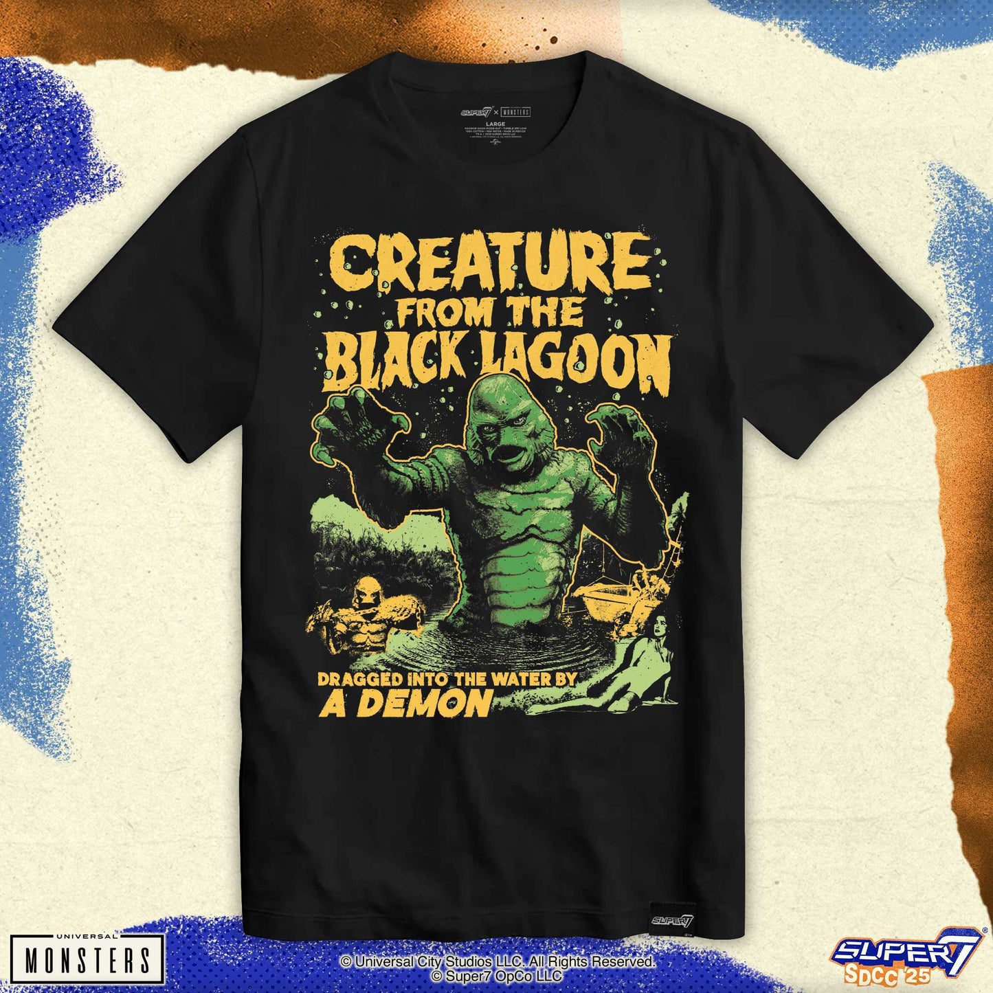 Universal Monsters T-Shirts - Creature from the Black Lagoon Poster Tee
