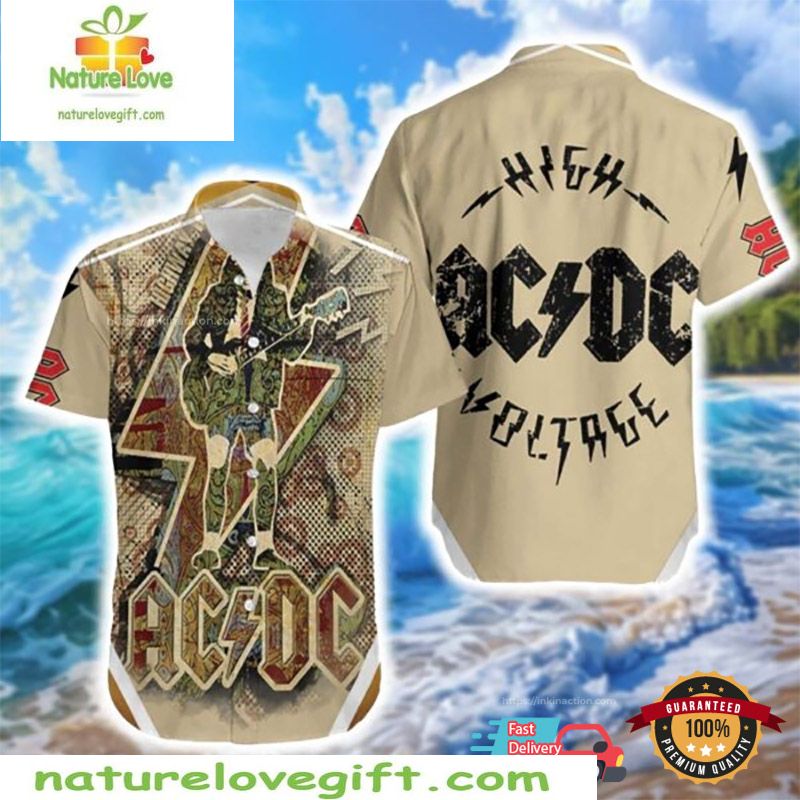 ACDC 2026 Tour Hawaiian Shirt Music Lover Gift