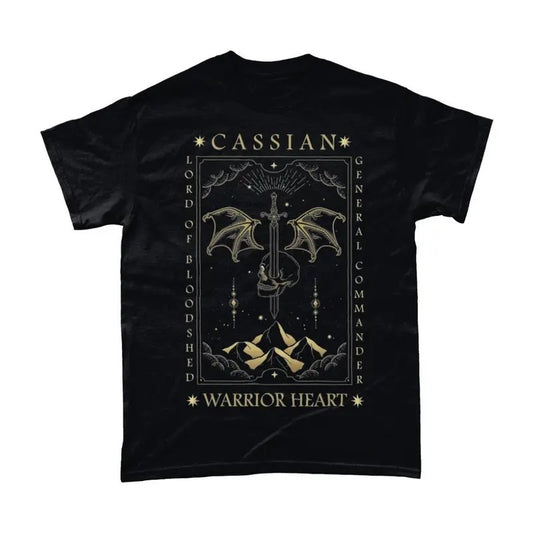 ACOTAR Inspired Cassian Tarot Style T-Shirt, Book Boyfriend, Literary Tee, SJM Fandom, Bookish Gift, Soft Cotton Blend...