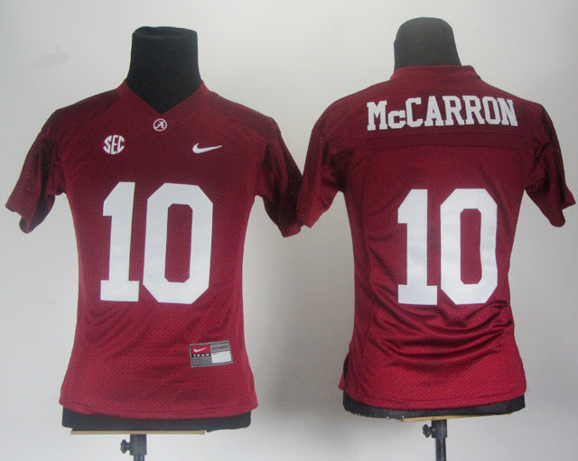 AJ McCarron 10 Red Women