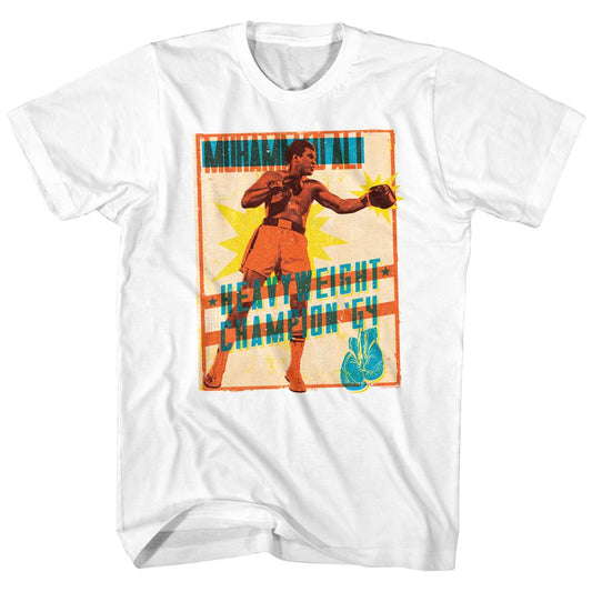 Muhammad Ali - Bright Poster - Short Sleeve - Adult - T-Shirt
