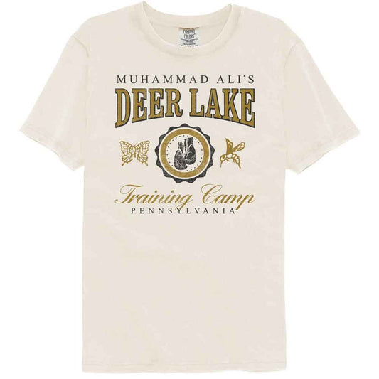 Muhammad Ali - Deer Lake Varsity Vintage - American Classics - Off-White Solid Adult Short Sleeve Comfort Color T-Shirt