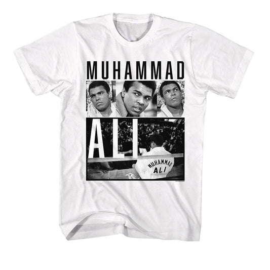 Muhammad Ali - Photos - American Classics - Solid White Adult Short Sleeve T-Shirt