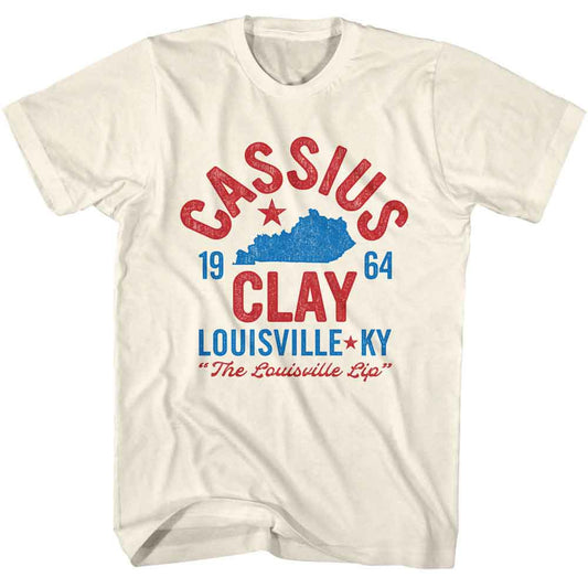 Muhammad Ali - Cassius Clay Louisville 64 - American Classics - Solid Off-White Adult Short Sleeve T-Shirt