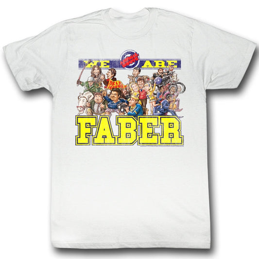 Animal House Mens S/S T-Shirt - Everybody - Solid White