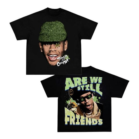 ARE WE STILL FRIENDS TEE, Double Sided Prints Vintage T-Shirt, Graphic Tee Shirt, Unisex T-Shirt, Gift For Him, Crewneck Short Sleeve Shirt, Shirt Trending Top Menswear Underwear