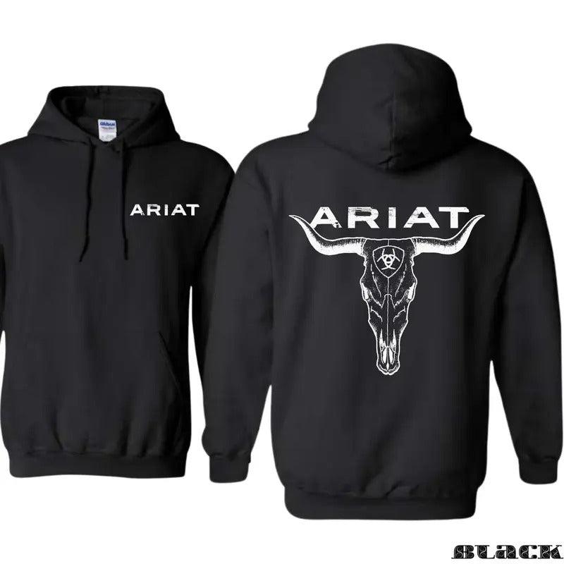 ARIAT Hoodie, A strong and stylish design for outdoor enthusiasts, perfect for those passionate about ranching and...