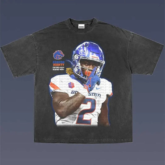 ASHTON JEANTY 1.0 Tee - Soft and Comfortable Shirt - Unisex - Graphic T-Shirt