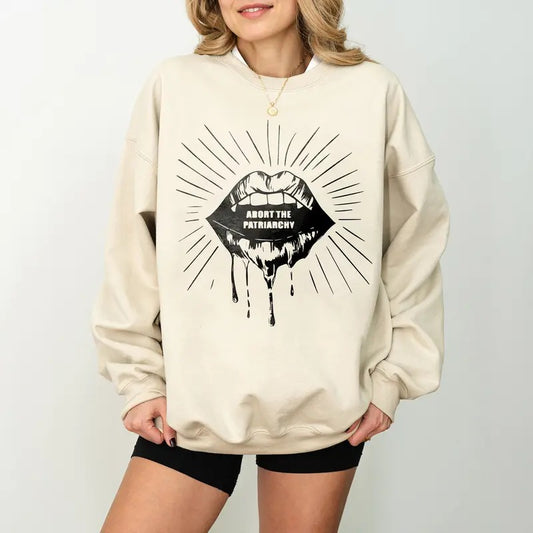 Abort The Patriarchy Sweatshirt, Feminism Shirt, Women Rights Shirt, Destroy Patriarchy Tee, Feminist Quote Tee Hoodie