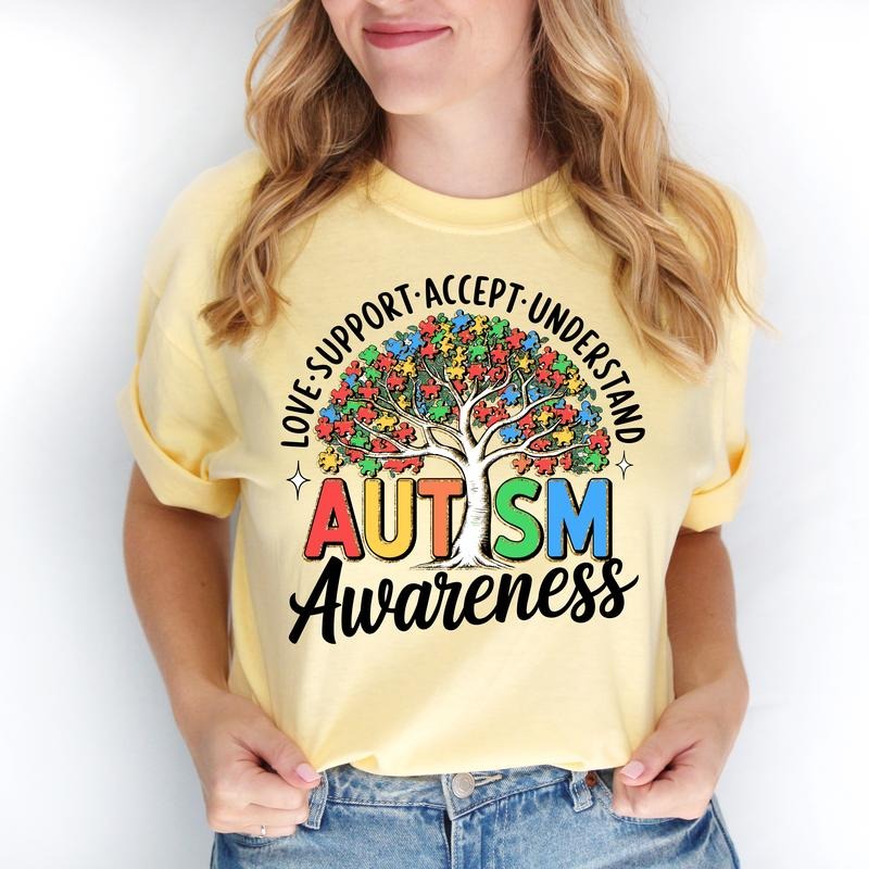 Accept Love Understand DTF Transfers - THIS IS NOT A SHIRT Hoodie, Sweatshirt | InkThreadWorks.com