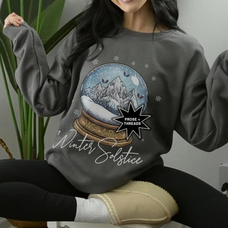 Acotar Velaris Solstice Sweater, Sarah J Maas Merch Sarah J Maas Rhysand Acotar Shirt Feyre Booktok Merch Bookstagram...
