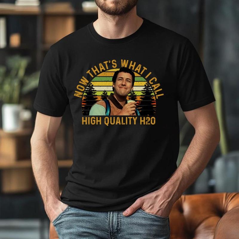 Adam Sandler Shirt, Now that's what i call music high quality h2o Shirt, Graphic UNISEX Tee, Movies Tee, Adam Sandler Unisex Tshirt Menswear Top Underwear Streetwear