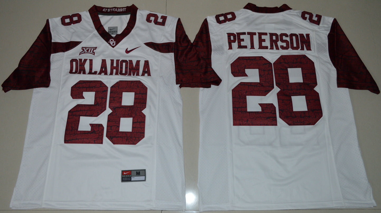 Adrian Peterson 28 White 2016