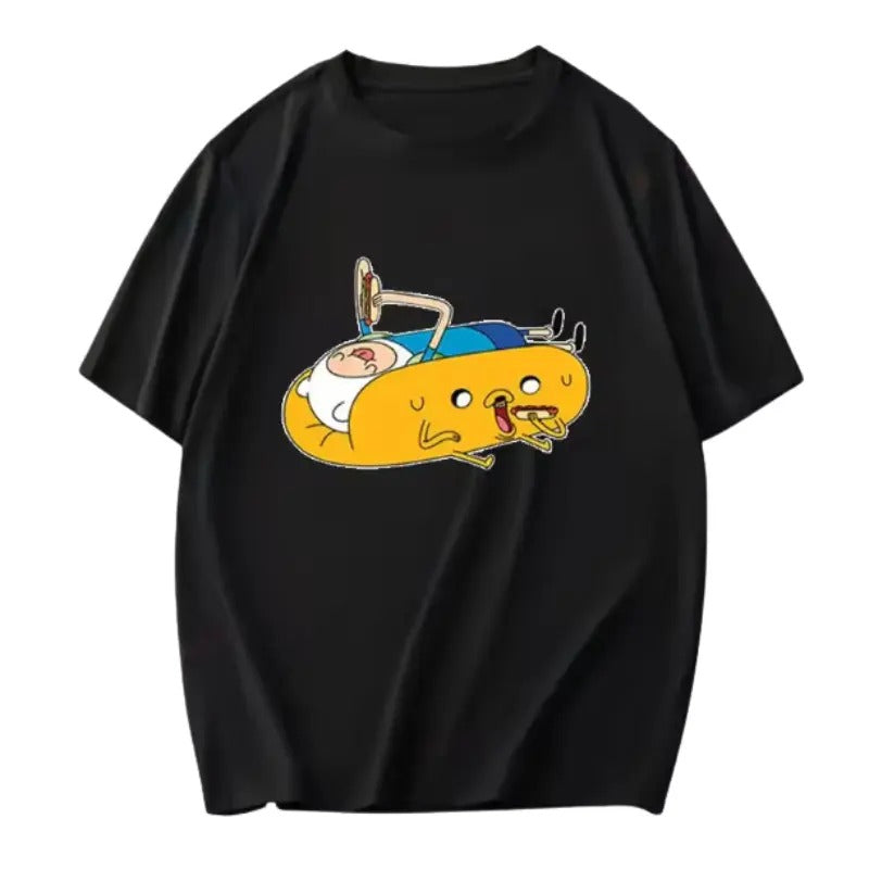 Adventure Time Vintage Graphic Tees, Crew Neck, Size S- 3XL, Menswear Top, Womenswear Top Underwear Streetwear A4