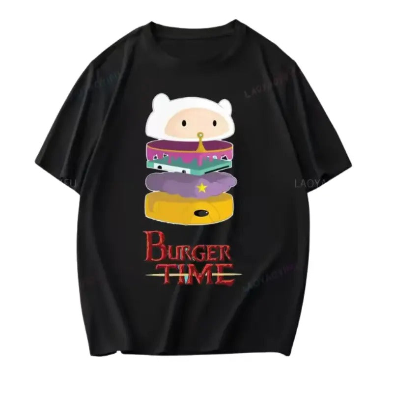 Adventure Time Vintage Graphic Tees, Crew Neck, Size S- 3XL, Menswear Top, Womenswear Top Underwear Streetwear A5